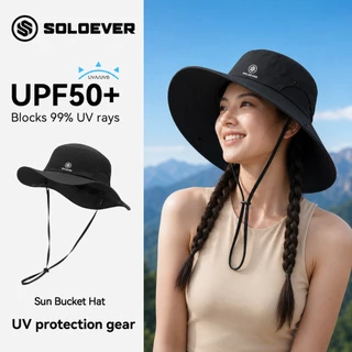 【TH Delivery】SOLOEVER SPORTหมวกบังแดด ทนรังสียูวี กลางแจ้ง ส่งจากไทย หมวกกันแดด uv หมวกตกปลา 360องศ
