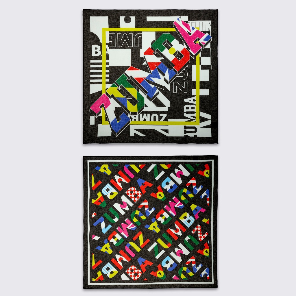 Worldwide Bandanas 2PK (ผ้าเอนกประสงค์ออกกำลังกายซุมบ้า)
