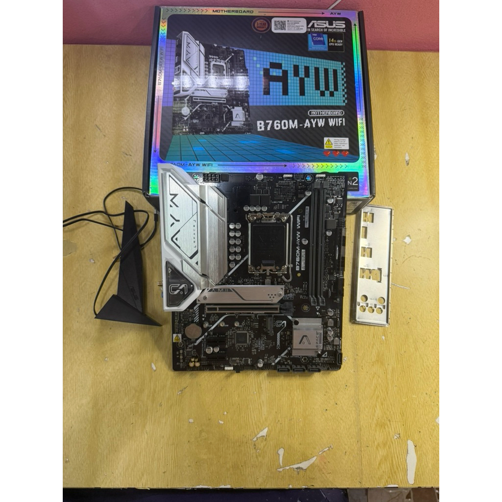 ขายMBมือสอง ASUS B760M-AYW WIFI DDR5 LGA1700
