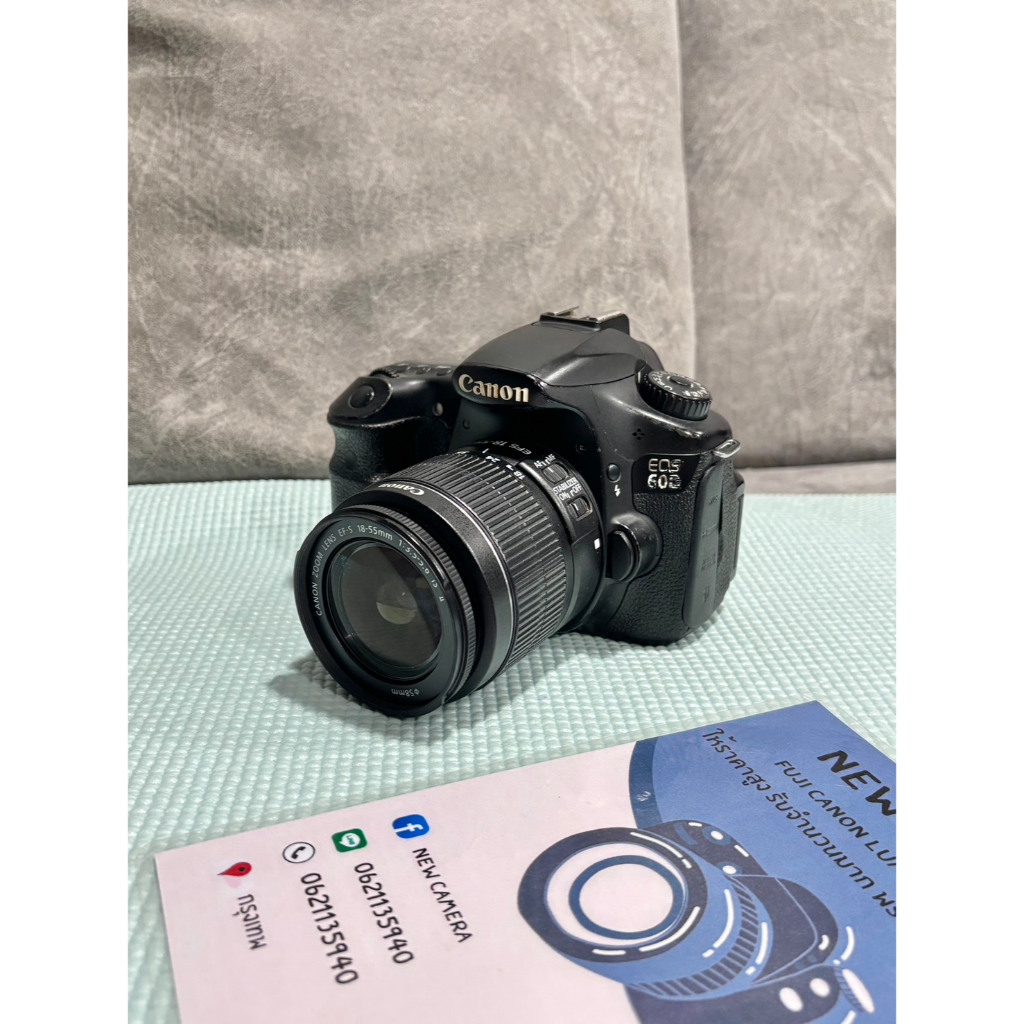 CANON EOS 60D ขอบจอคล้ำนิด กล้องมือสอง มีอุปกรณ์ครบ