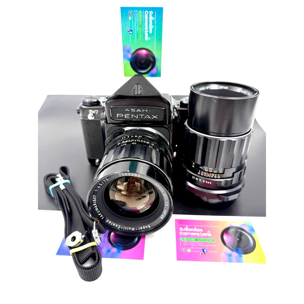 USED. Pentax 6x7 Medium Format+เลนส์2ตัว 🔴ผ่อนได้🔴รับซื้อกล้อง