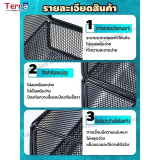 Terra Home Life ชั้นวางเอกสาร เก็บเอกสาร โลหะทั้งหมด 1-7 ชั้น ซ้อนทับได้อย่างอิสระ แข็งแรงทนทาน ถาดเอกสาร a4
