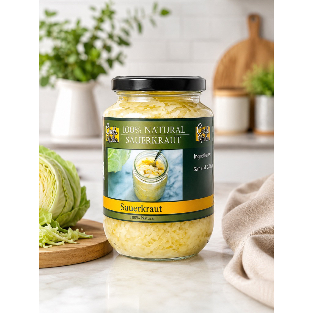 Natural Sauerkraut Jar 480ml