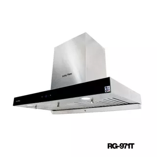 Lucky Flame เครื่องดูดควัน รุ่น RG-971T กำลังดูดสูงสุด 1,200 ลบ.ม/ชม รับประกันมอเตอร์ 3 ปี
