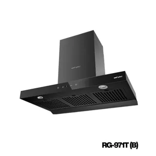 Lucky Flame เครื่องดูดควัน รุ่น RG-971T กำลังดูดสูงสุด 1,200 ลบ.ม/ชม รับประกันมอเตอร์ 3 ปี