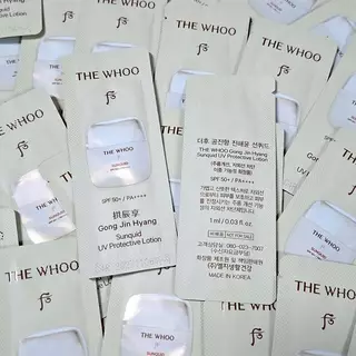(🌼แท้ / พร้อมส่ง🌼) THE WHOO Gong Jin Hyang Sunquid UV Protective Lotion SPF50+ / PA++++ 1 ml.