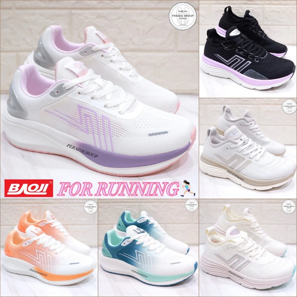 Baoji For Running แท้💯% รองเท้าผ้าใบ รองเท้าวิ่ง รุ่น BJW1044 / BJW1160 / 1027 ไซส์ 37-41