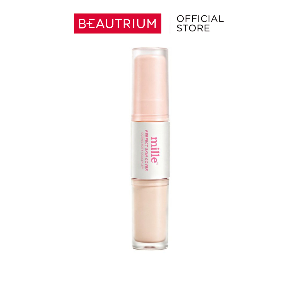 MILLE Duo Perfect Skin Cover Corrector & Concealer คอนซีลเลอร์ 5g+5g