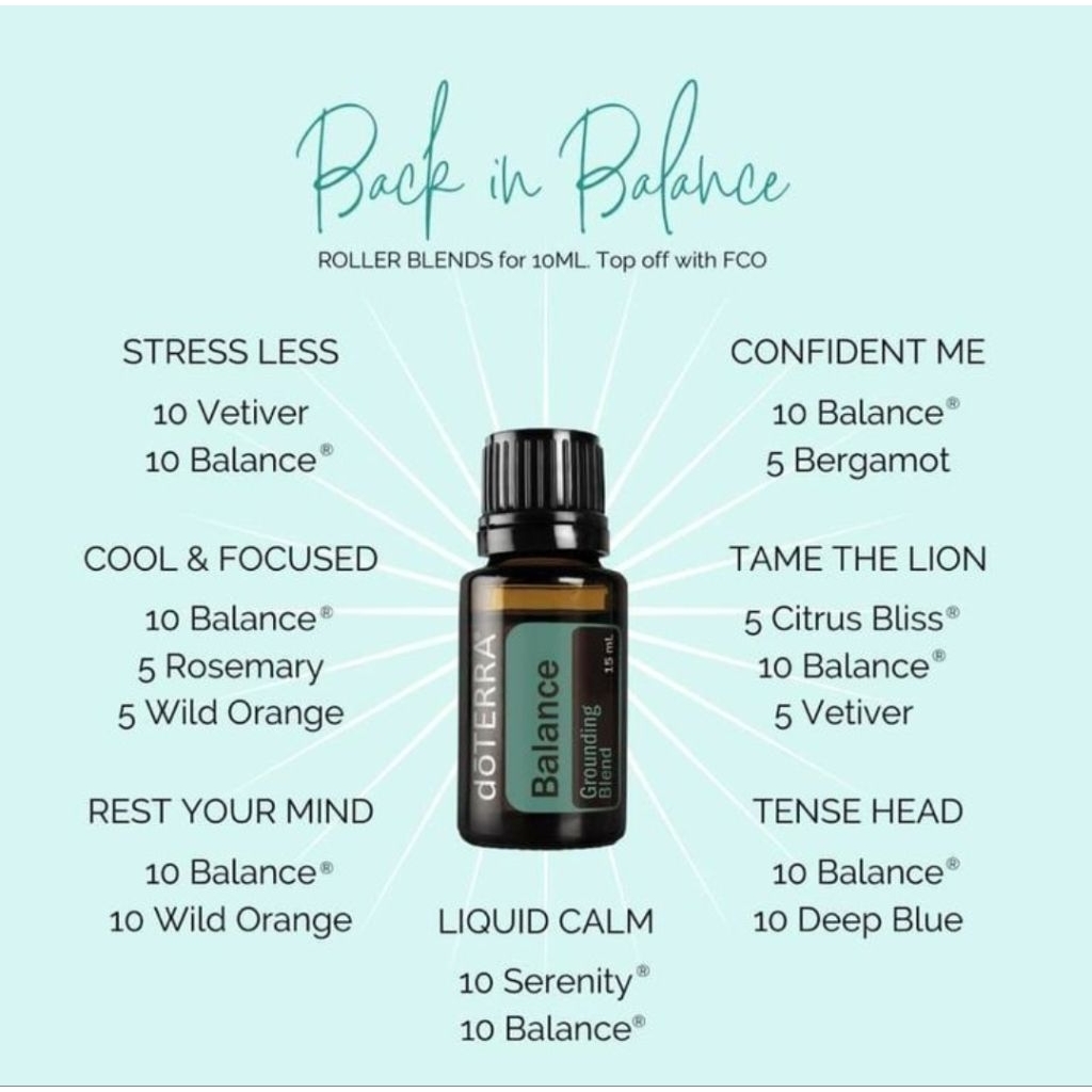 น้ำมันหอมระเหย dōTERRA Balance Oil