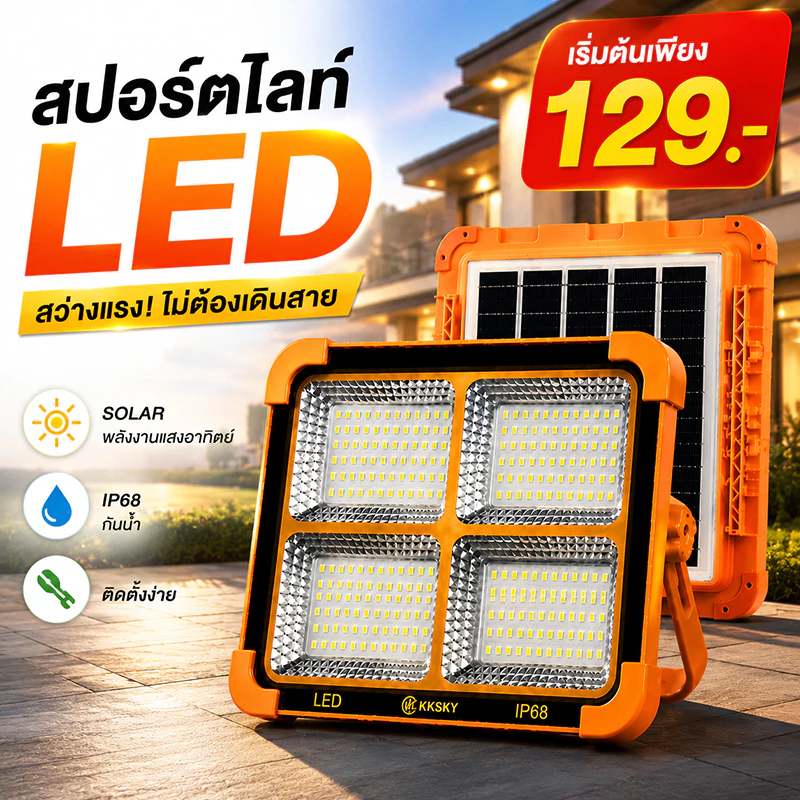 EEKOO ไฟแคมป์ปิ้ง LED โซล่าเซลล์ ชาร์จ USB ได้ กันน้ำ IP68 ไฟฉุกเฉินสว่างมาก พกพาสะดวก ใช้ตั้งแคมป์ เดินป่า ดับไฟ thumbnail 3