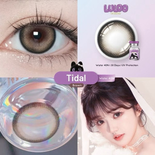 Bigeye Luloo คอนแทคเลนส์รายเดือน ลูลู่ Luloo บิ๊กอาย ฝาม่วง 40% เลนส์นิ่ม ตาสวย ป้องกัน UV ของแท้