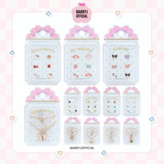 (พร้อมส่ง/ส่งไว💗) Sanrio Earrings & Necklace เซ็ทต่างหู / สร้อยคอ