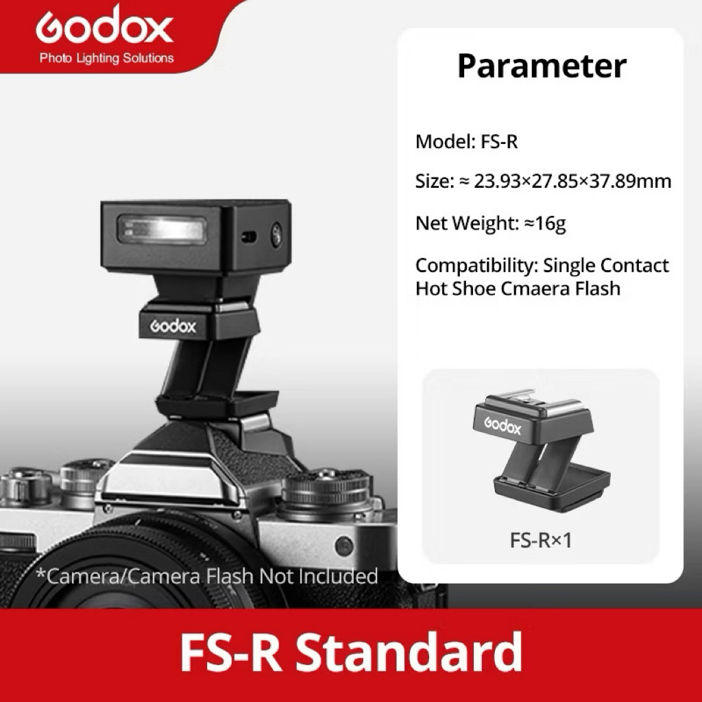 Godox FS-R universal Hot Shoe for Godox Manual แมนนวล Flash iT20, iT22, iT30Pro, iM20, iM22, iM30