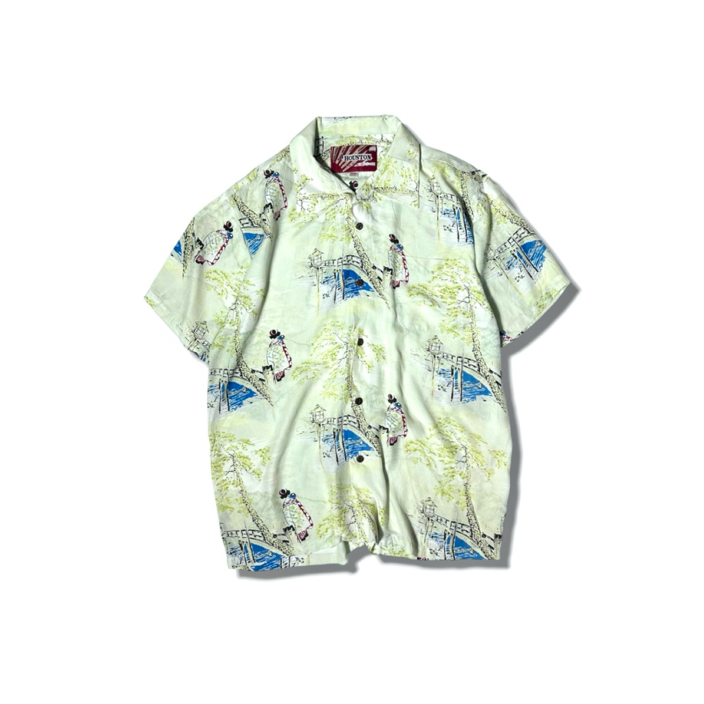 [HOUSTON] 💯Japan Hawaii Shirt Rayon 100%