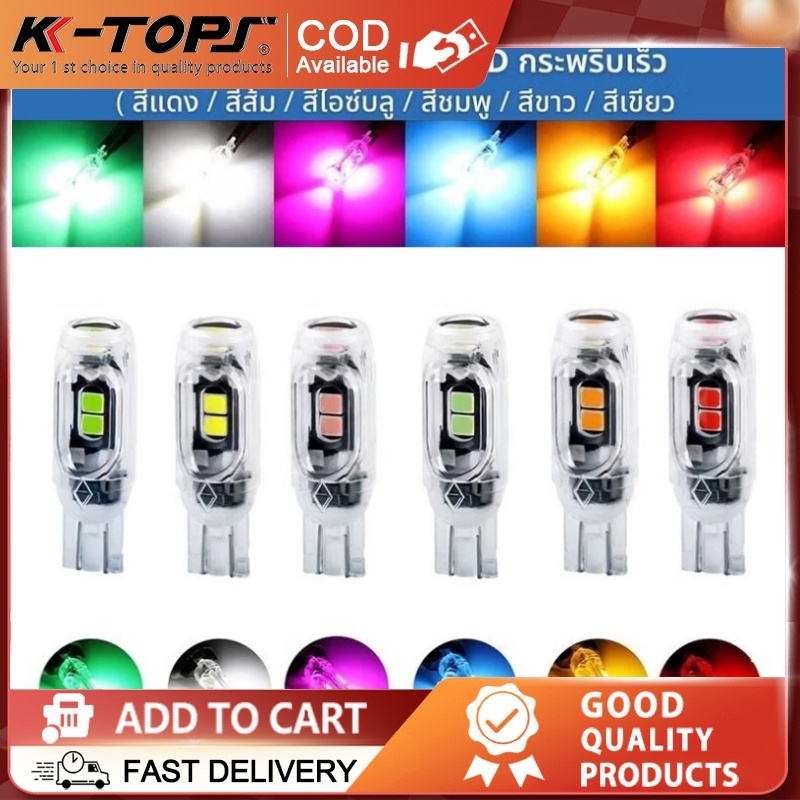 ไฟเลี้ยวกระพริบแฟลช t10 (10PCS) หลอดไฟเลี้ยวแฟลช สามารถใช้ได้ทั้งรถจักรยานยนต์และรถยนต์ ทนต่ออุณหภูมิสูง