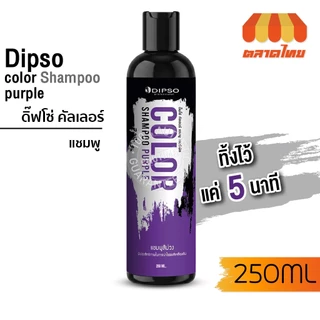 ดิ๊พโซ่​ คัลเลอร์​ แชมพู​ แอนด์​ คอนดิชั่นเนอร์​ เพอร์เพิล Dipso Color Shampoo Purple & Dipso Conditioner Purple 250 ml.