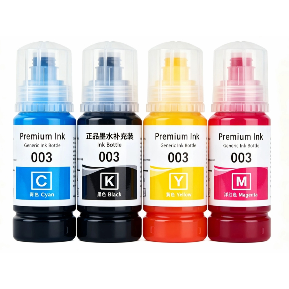 หมึกเติมEpson 003 InkL1110/L3110/L3116/L3150/L3156/L5190/L5196/L1210/L3210/L3216/L3250/L3256/L3260/L5290