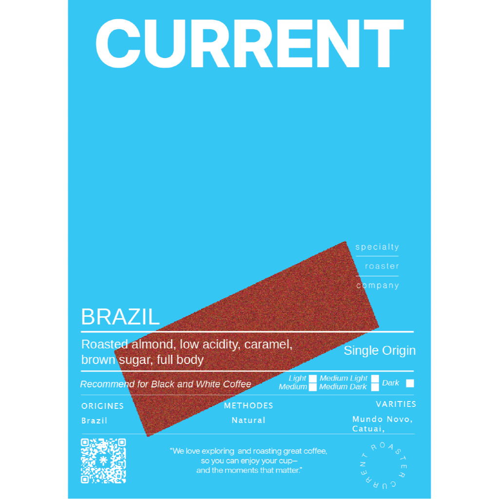 [SINGLE] Brazil Cerrado Fine Cup SC 17/18 เมล็ดกาแฟบราซิลเซอราโด้ โทนช็อกโกแลต นัตตี้ คาราเมล อัลมอนด์ [แนะนำ]