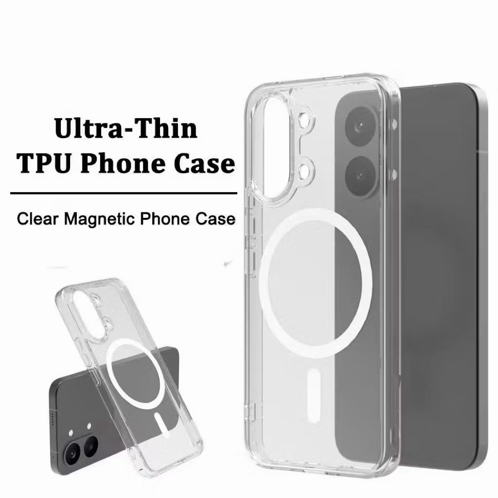 เคสใสแม่เหล็ก ชาร์จได้ สำหรับ Vivo V60 V60Lite V70 V70FE V70Elite V50 Y05 Y11D ชาร์จไร้สาย