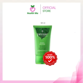 Preme Nobu Natural Face Foam 30g. /50g. /100g. โฟมล้างหน้า ลดสาเหตุการเกิดสิว