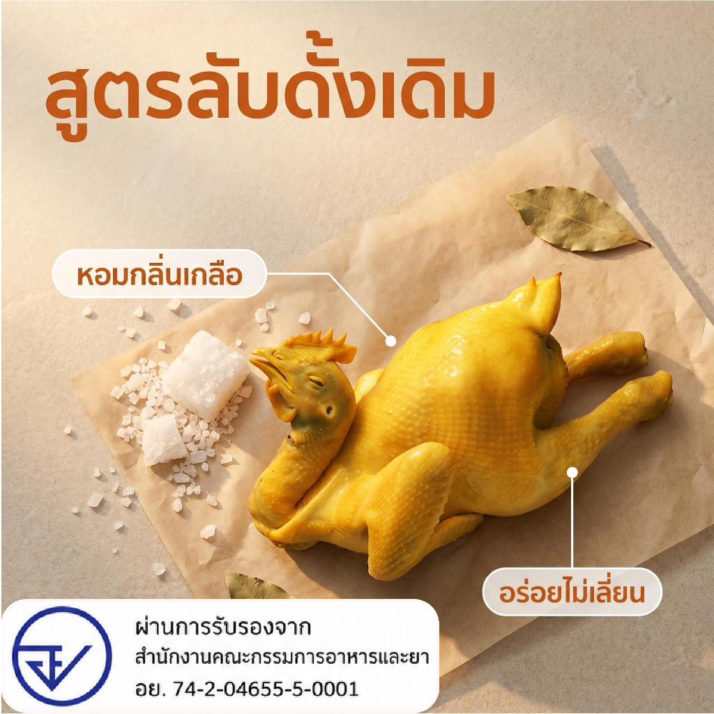 พะโล้ เบอร์ 1 ไก่ต้มเกลือสูตรต้นตำรับ  หนังกรอบ เนื้อนุ่มฉ่ำ หอมสมุนไพร อร่อยเต็มคำทุกมื้อ