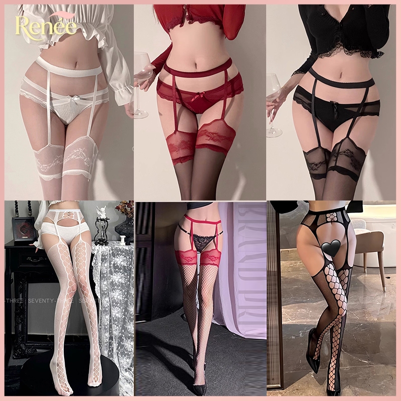 💥พร้อมส่งทันที กทม.💥ถุงน่องตาข่ายแฟชั่นสตรี ถุงน่องลูกไม้กลวง ถุงน่องตาข่าย มีให้เลือกถึง 78 แบบ