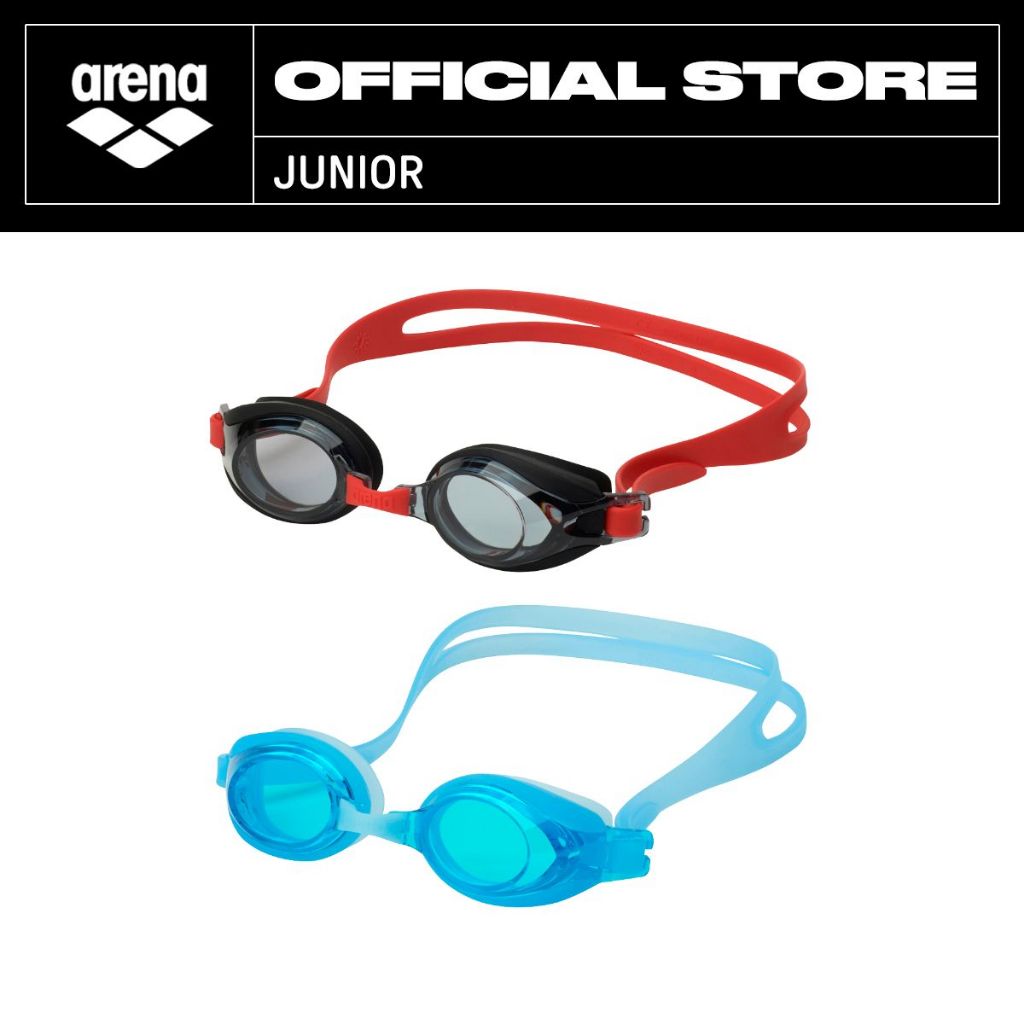 ARENA | Junior goggle - TOLENTY แว่นตาว่ายน้ำเด็ก แว่นว่ายน้ำสำหรับเด็กวัย 6–12 ปี ใช้แข่งขันได้