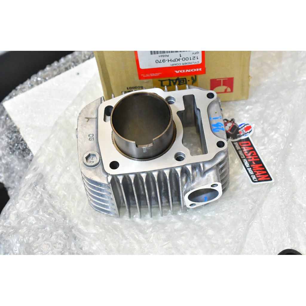 เสื้อสูบ Wave125Sหัวเถิก /W125R/125Sบังลมรุ่นคาร์บู12100-KPH-970 แท้ศูนย์