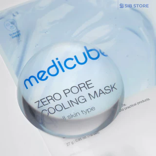 MEDICUBE Zero Pore Cooling Mask | มาสก์เย็นกระชับรูขุมขน | ลดความมัน ปรับผิวเรียบเนียน เย็นสบายในทันที [SIB.SEO]