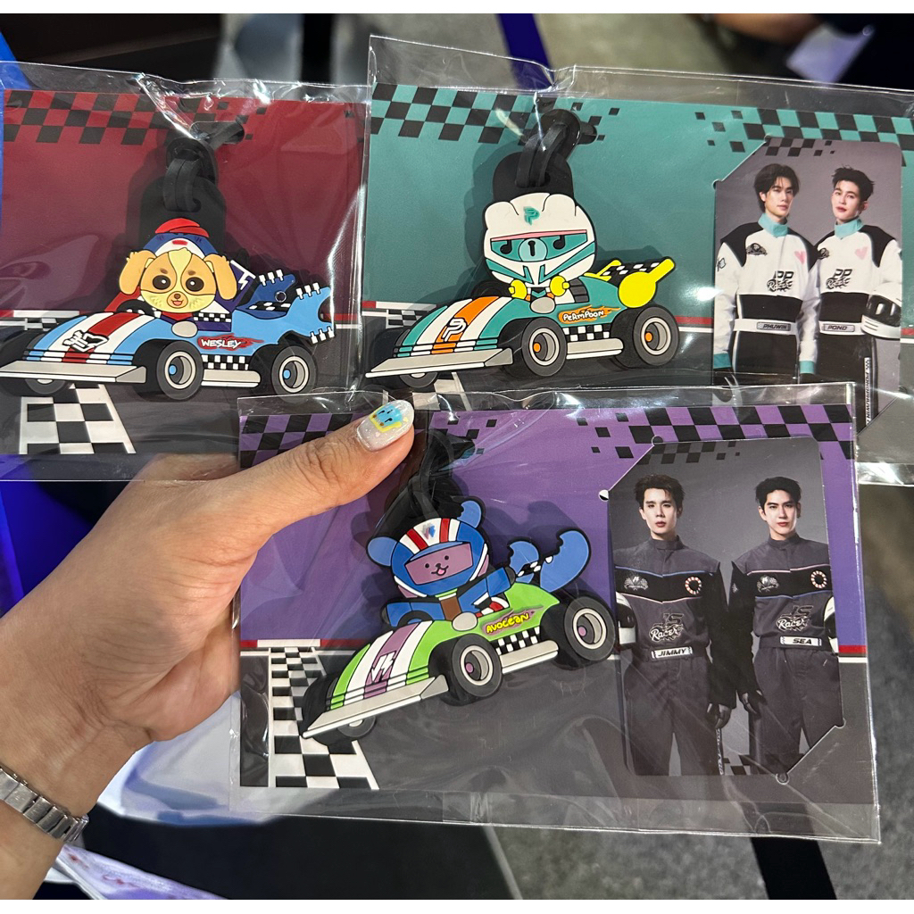 [พร้อมส่ง] GMMTV LOL2026 Racing Bag Tag Permpoon PondPhuwin WilliamEst Wesly Jimmysea Avocean Tagกระ