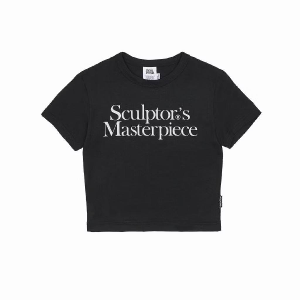 ส่งต่อ เสื้อ Sculptor Masterpiece Crop Tee สีดำ มือสอง