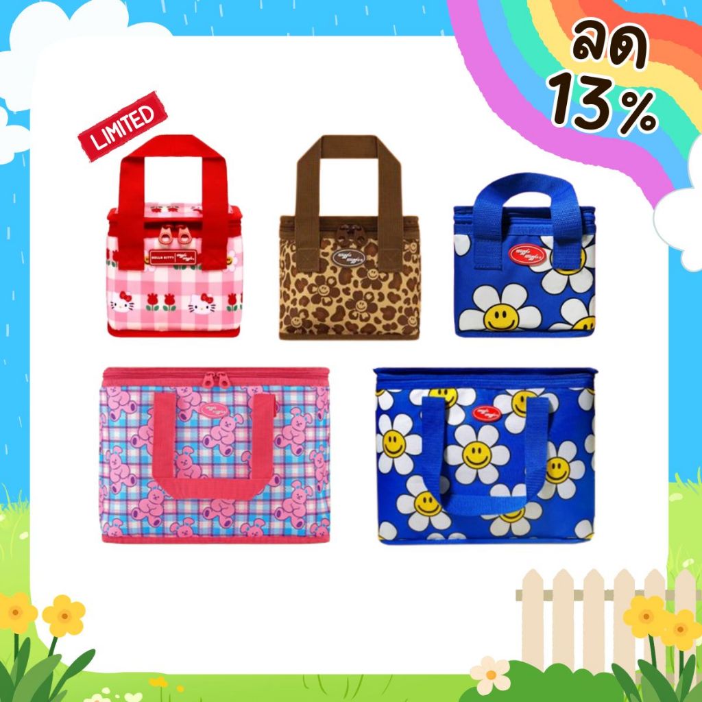 [พร้อมส่ง] กระเป๋าเก็บอุณหภูมิ Wiggle Wiggle Cool Bag กระเป๋าเก็บความเย็น ใส่อาหารและเครื่องดื่ม