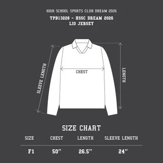 Highschool Collection : Sport Club Dream 2026 "Lio" Jersey เสื้อบอลลิโอ - TPB13228