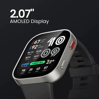 [New Arrival] Amazfit Bip Max 46mm Smart Watch หน้าจอใหญ่พร้อม Bluetooth Phone Call, มี GPS แม่นยำและโหมดกีฬา 120+