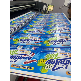 ป้ายฟิวเจอร์บอร์ด ไทยช่วยไทย คนละครึ่ง A3 A4 พร้อมส่ง พิมพ์UV