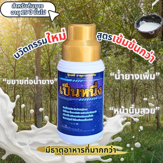 เป็นหนึ่งปุ๋ยทาหน้ายาง สูตรฝาทอง 15ปีขึ้นไป ขนาด 500cc แถมแปรงทุกออเดอร์