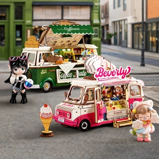 Rolife 3D Wooden Puzzle - TGS07 Leo's Coffee Truck | ของแต่งบ้าน ของเล่นศิลปะ DIY