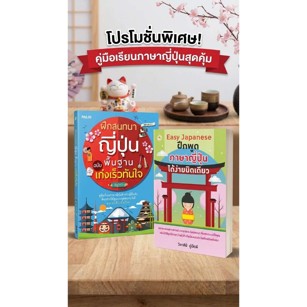 PAILIN ราคาลดล้างสต๊อก หนังสือ "คู่มือเรียนภาษาญี่ปุ่น