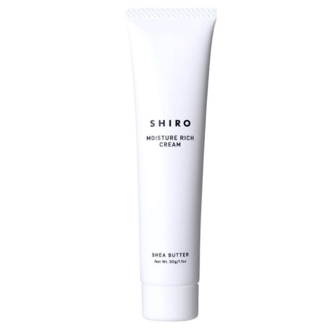 🇯🇵พรี | แท้ Shiro - Moisture Rich Cream Shea Butter 30g ครีมบำรุงผิวเข้มข้นจากเชียบัตเตอร์บริสุทธิ์🇯