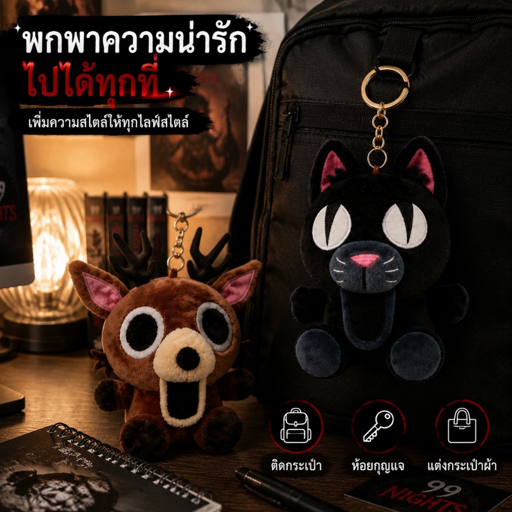 ตุ๊กตา Plush กวางน่ารัก 25 ซม.