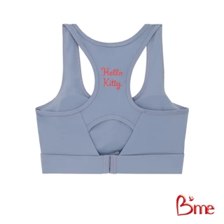 B'me เสื้อชั้นในไร้โครง level 2 ฟองกลาง รุ่น MER014 Sport Bra (Hello Kitty)สีส้มอมชมพู ดำ เทา(เข้าคู่รุ่น MER310,MER311)