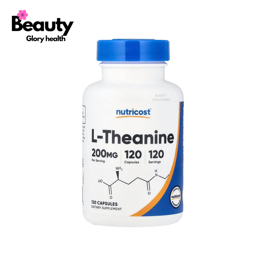 Nutricost, L-Theanine, 200 mg, 120 Capsules