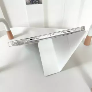 เคสไอแพด สำหรับ iPad Pro11 Air4/5/6/7/8 gen11(A16)10.9 Caseฝาครอบอะคริลิคใส พับได้ มุมปรับได้หลายแบบ