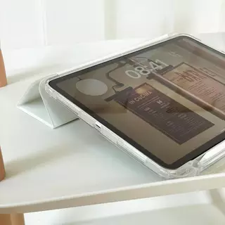 เคสไอแพด สำหรับ iPad Pro11 Air4/5/6/7/8 gen11(A16)10.9 Caseฝาครอบอะคริลิคใส พับได้ มุมปรับได้หลายแบบ