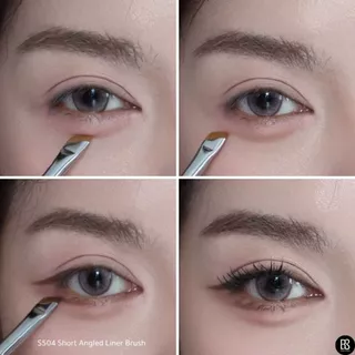 BRUSH STUDIO S series 504 : Short Angled Liner Brush แปรงเขียนอายไลเนอร์ปลายตัด