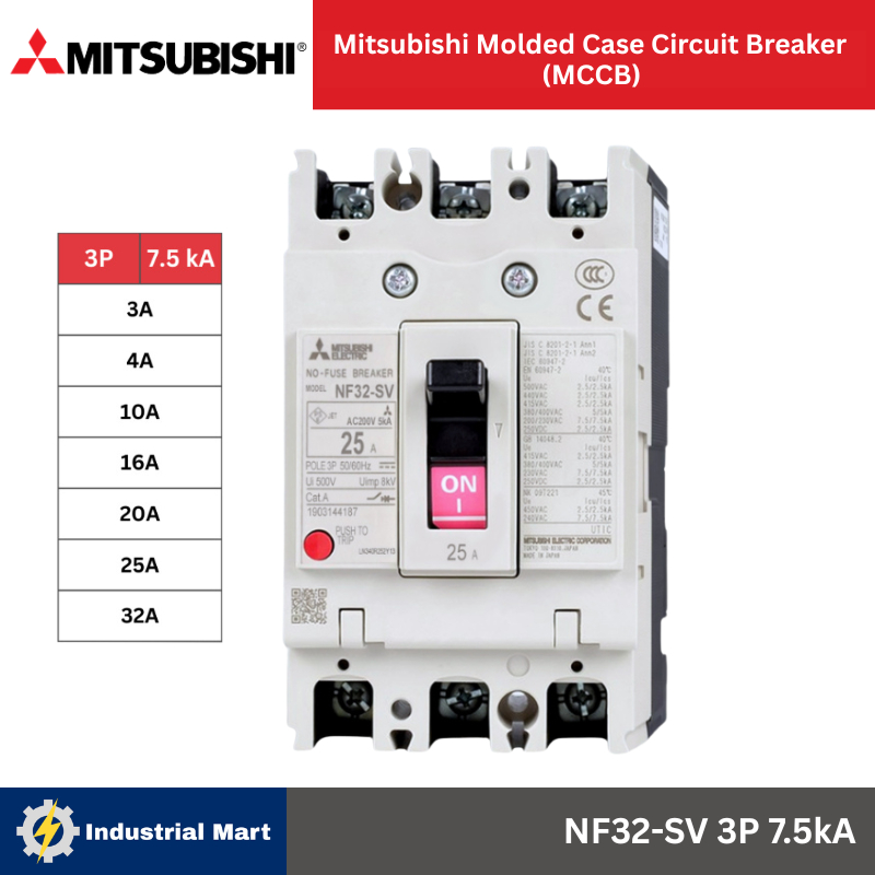 Mitsubishi NF32-SV 3P Molded Case Circuit Breaker (MCCB) เบรกเกอร์ มิตซูบิชิ