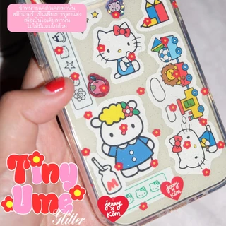 Tiny Ume clear glitter double layers case 🤳🏼🌼 Jerryxkimdotstick