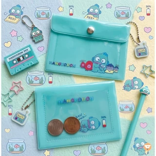 กระเป๋าใบเล็ก ลาย Sanrio ลิขสิทธิ์แท้ ติดกระดุม รุ่น 011 ขนาด 8x11.5 ซม.ใส่เหรียญ Kitty เสียบบัตรได้