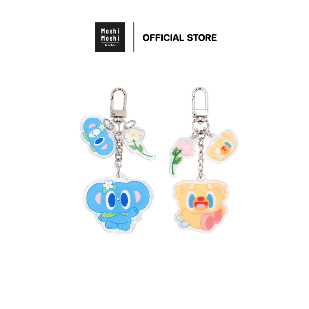 Moshi Moshi พวงกุญแจ ลาย MOOMPA ลิขสิทธิ์แท้ พวงกุญแจห้อยกระเป๋า รุ่น 8100050776-50777