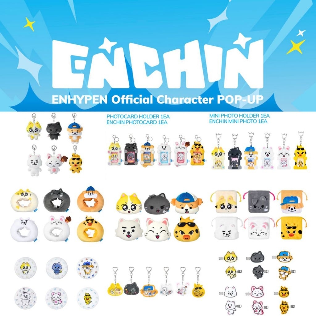🛵 กทม. ส่งทันที พร้อมส่ง ⚫️ ENHYPEN x ENCHIN POP UP OFFICIAL MD